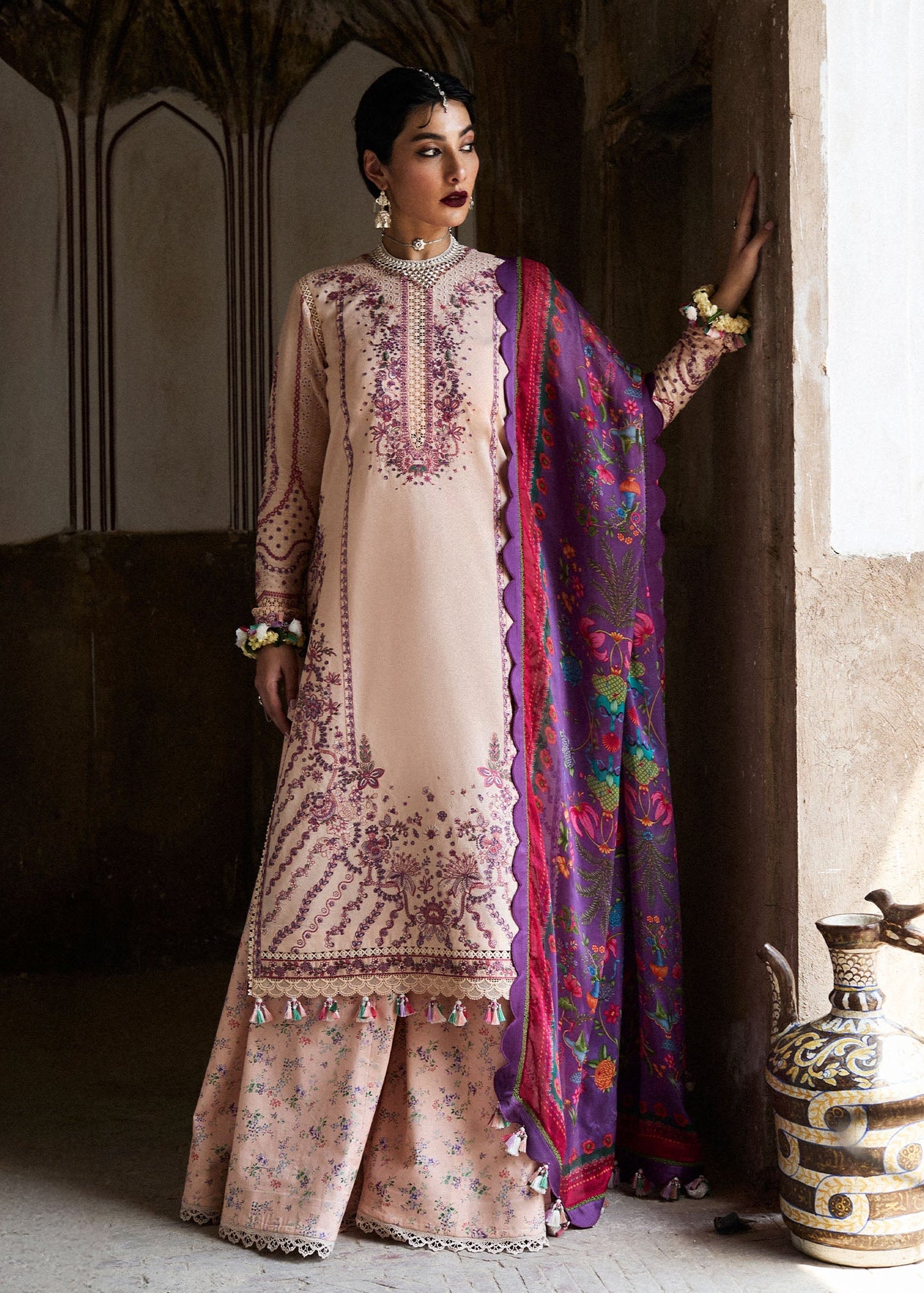 HUSSAIN REHAR | Nirmal SS'25 Luxury Lawn - Lehr