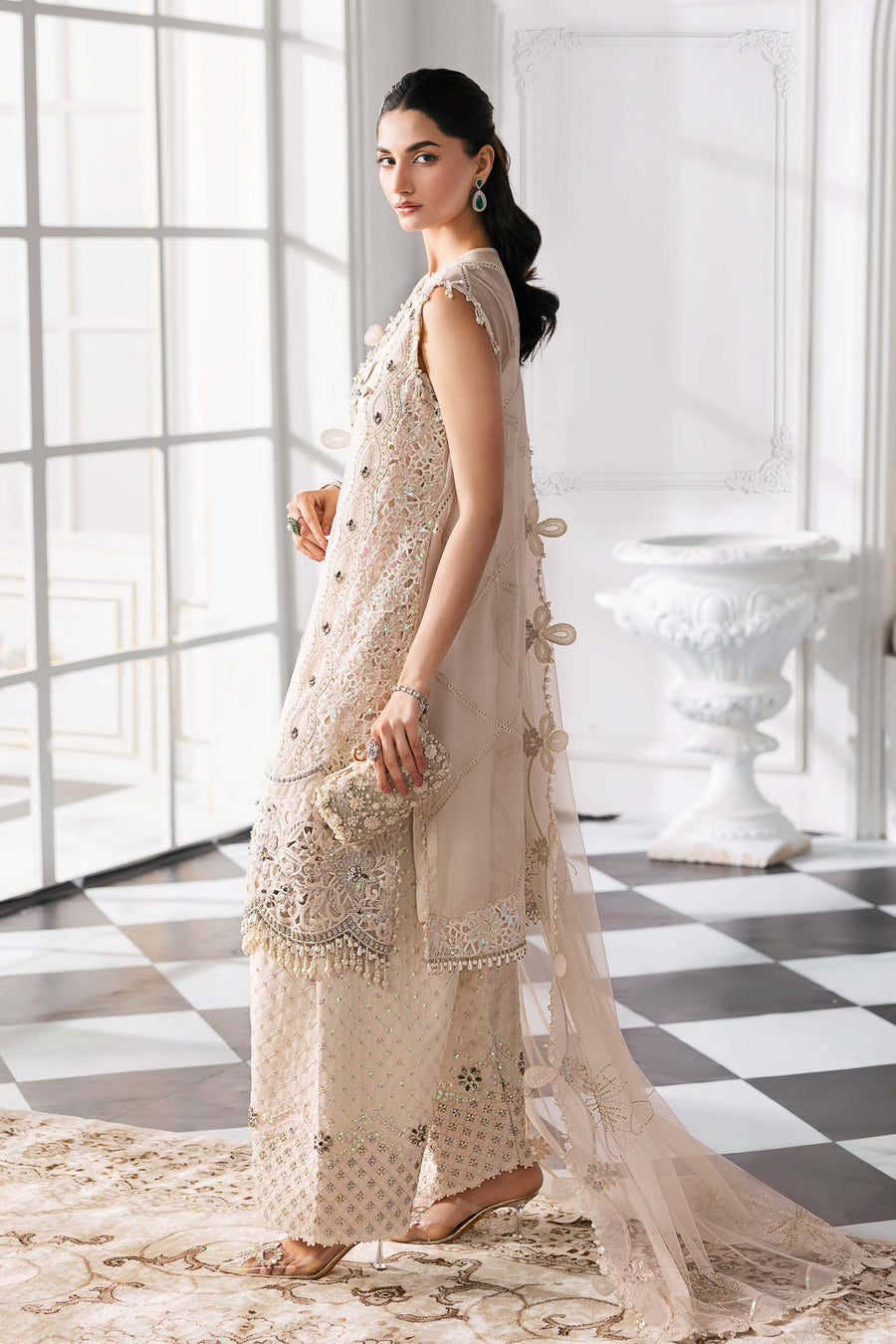 MARIA.B | Mbroidered Wedding 2025 - BD3007 Unstitched