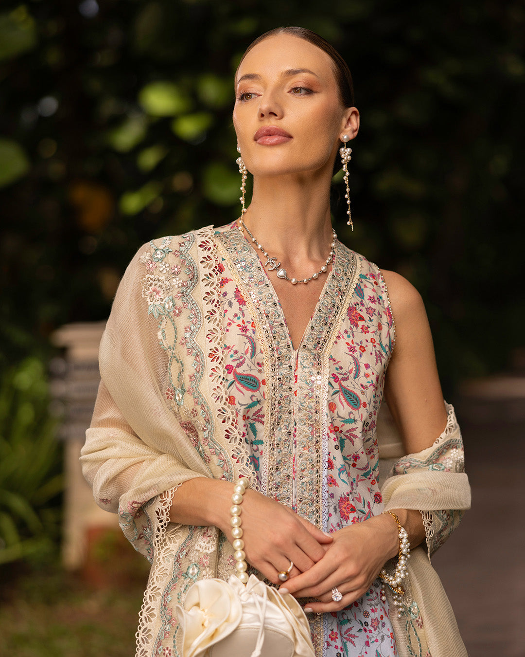 FAIZA SAQLAIN | Zinnia Luxury Lawn 2025