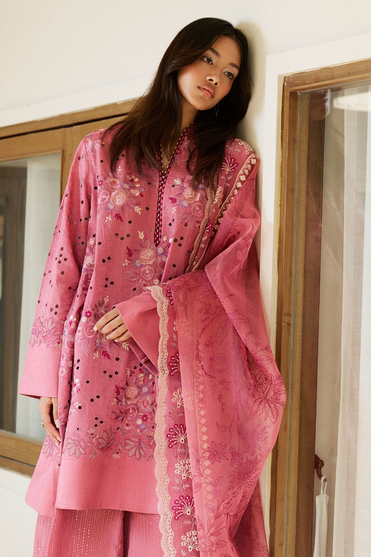 ZARA SHAHJAHAN | Satori Luxury Lawn 2025 - Kairo-10b Unstitched