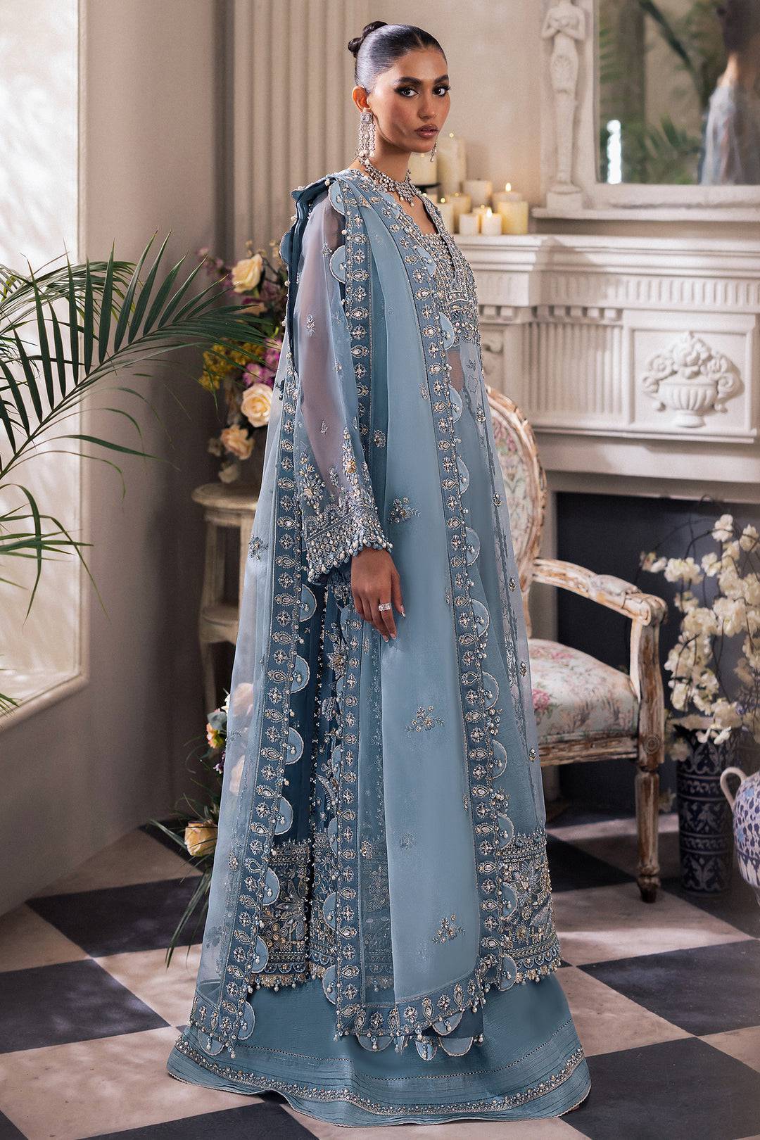 ZAHA | Gossamer Wedding Unstitched 2024 | Azura ZC24-07 - Aarzu