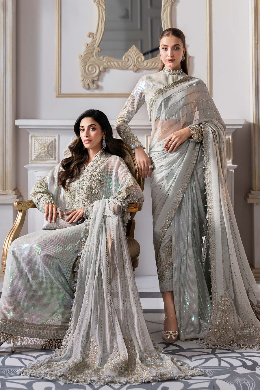 MARIA.B | Mbroidered Wedding 2025 - BD3005 Unstitched