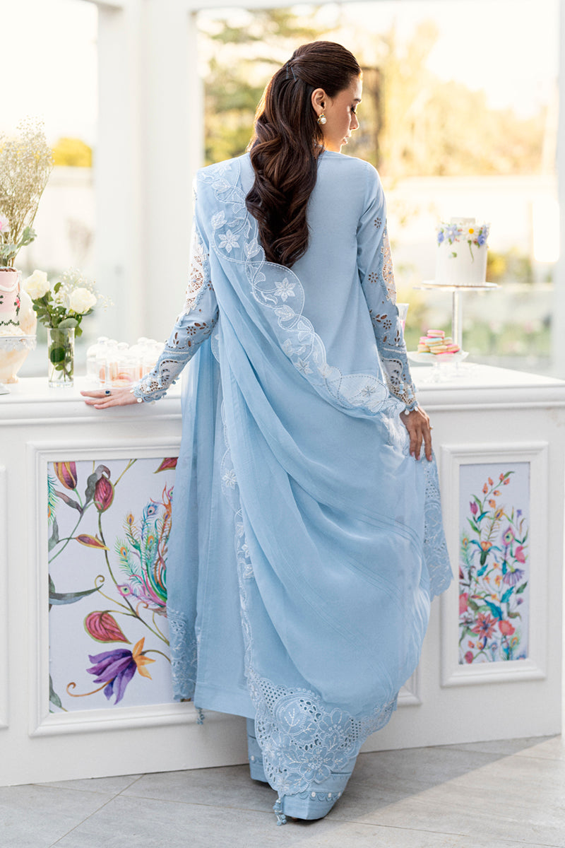 QALAMKAR | Chikankari Eid Lawn Edit 2025 - Tasha CS-01 Unstitched