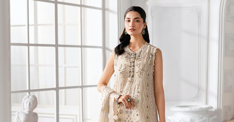 MARIA.B | Mbroidered Wedding 2025 - BD3007 Unstitched