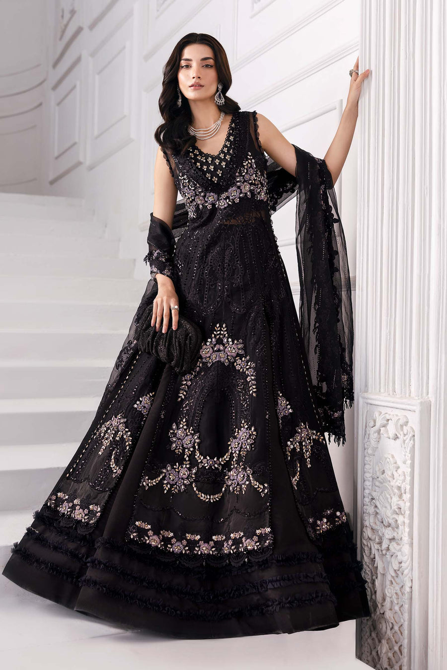 MARIA.B | Mbroidered Wedding 2025 - BD3004 Unstitched