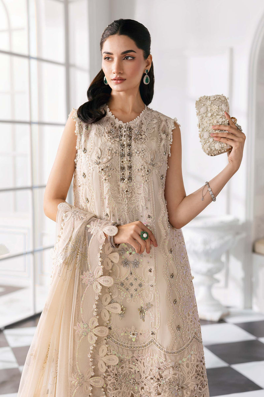 MARIA.B | Mbroidered Wedding 2025 - BD3007 Unstitched