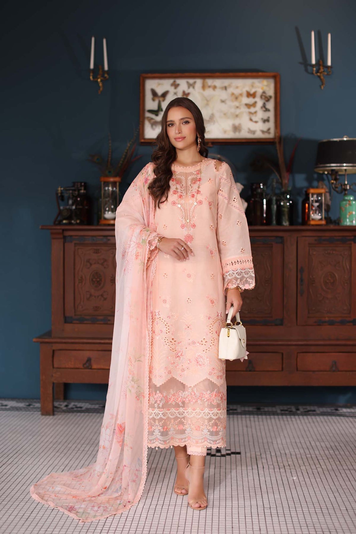 NOOR by Sadia Asad | Eid Luxury Lawn Schiffli Laserkari