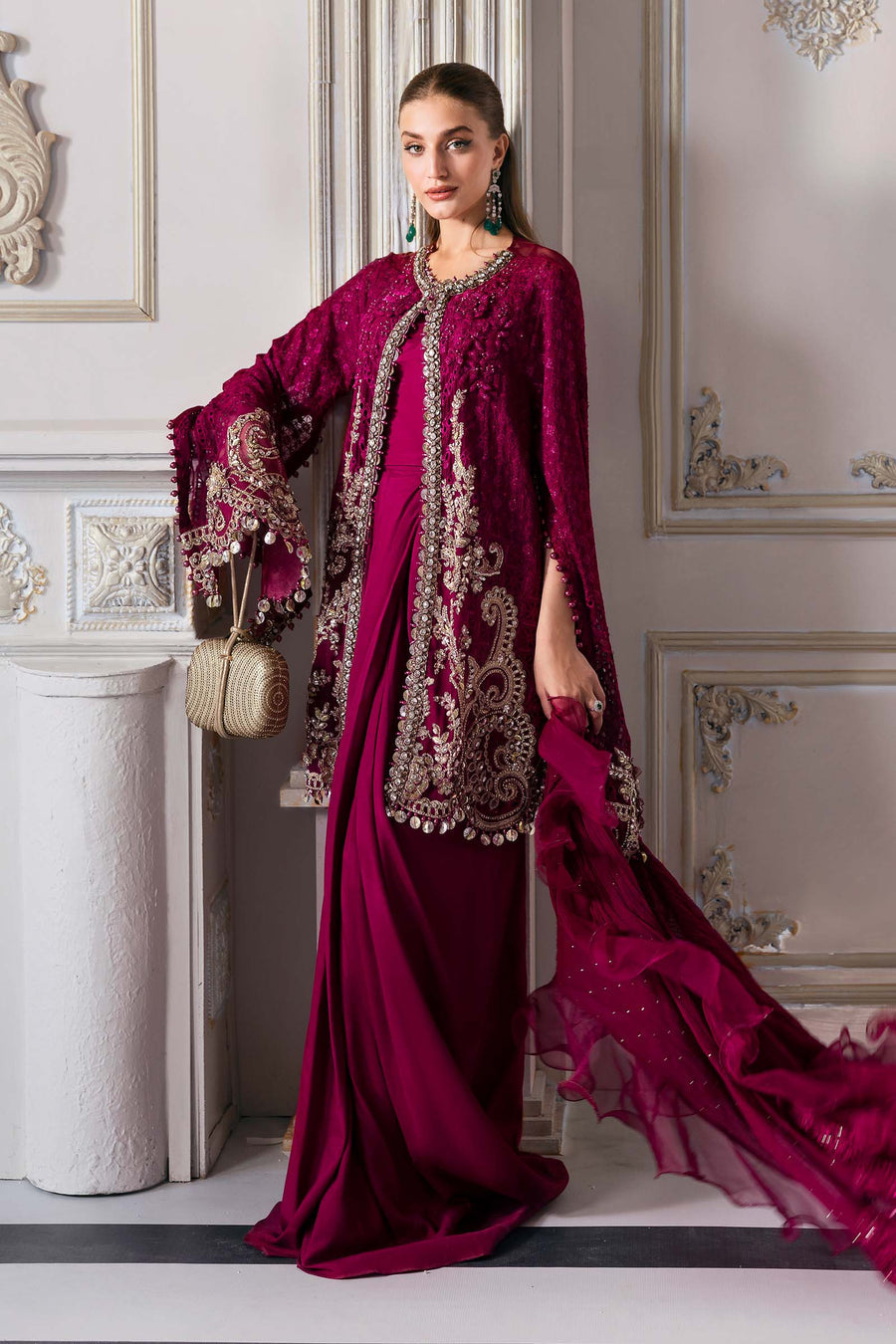MARIA.B | Mbroidered Wedding 2025 - BD3003 Unstitched