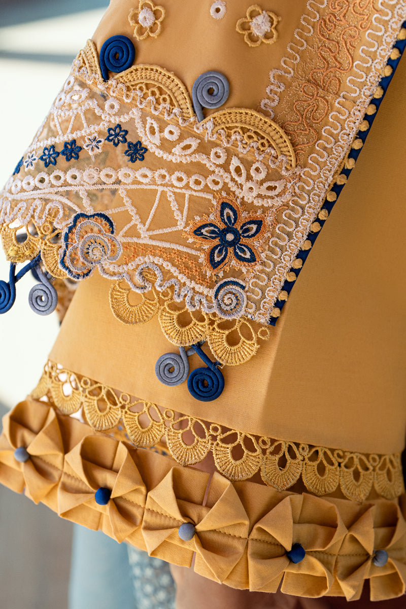 QALAMKAR | Sahil Luxury Lawn 2025 | Natalie FK-06 Unstitched - Aarzu