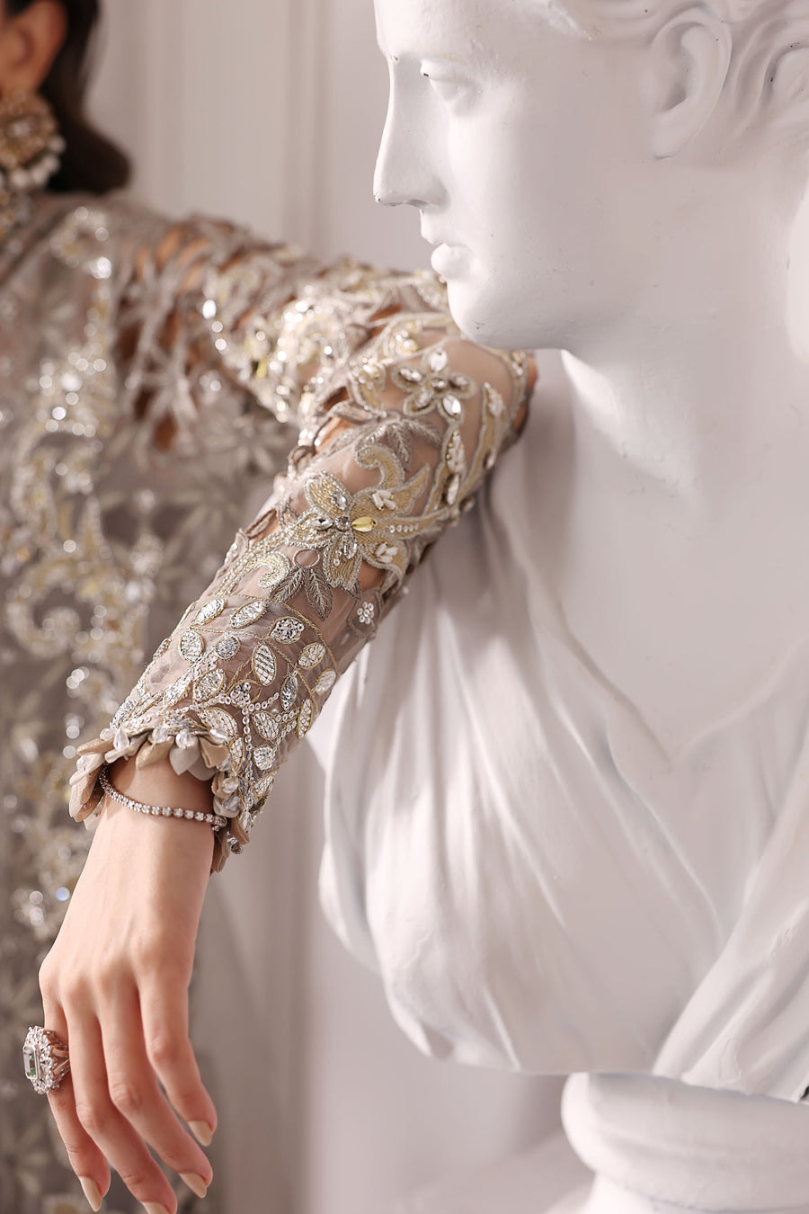 MARIA.B | Mbroidered Wedding 2025 - BD3006 Unstitched