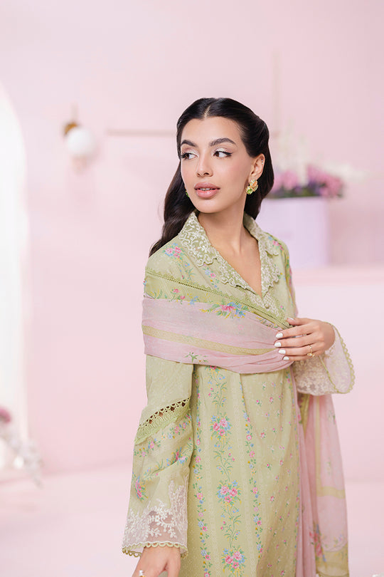 QALAMKAR | QPrints Embroidered Lawn 2025 Unstitched - Xena