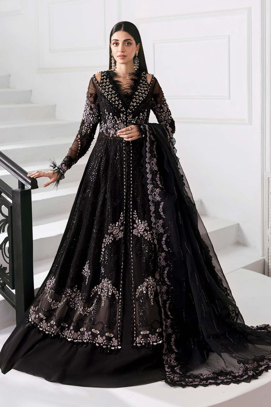 MARIA.B | Mbroidered Wedding 2025 - BD3004 Unstitched