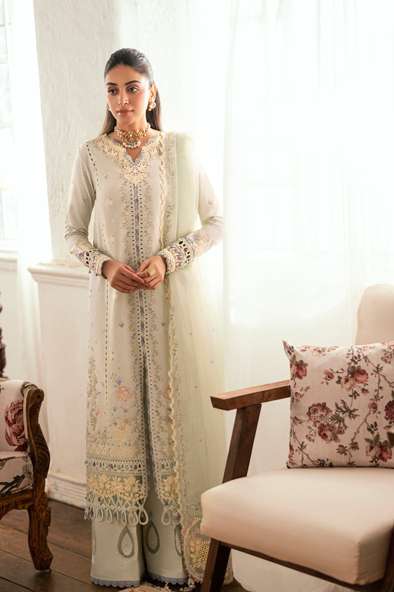 QALAMKAR | Luxury Lawn Eid Edit 2025 - Rimsha - SB-08 Unstitched
