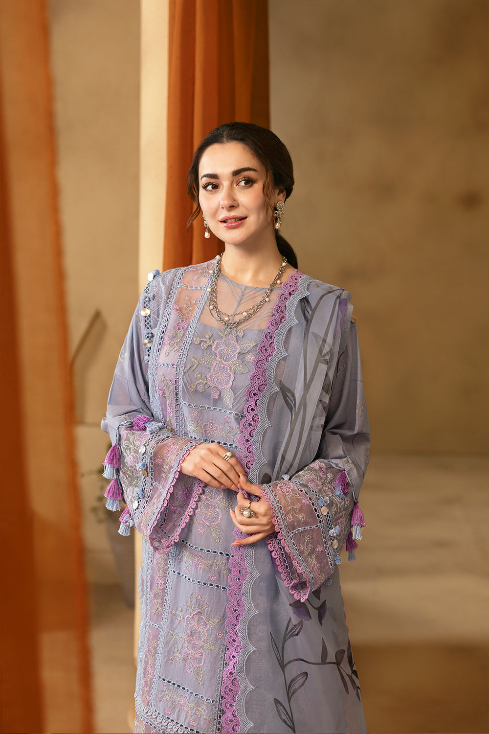 SAIRA RIZWAN | Luxury Lawn 2025 Unstitched - Eldia