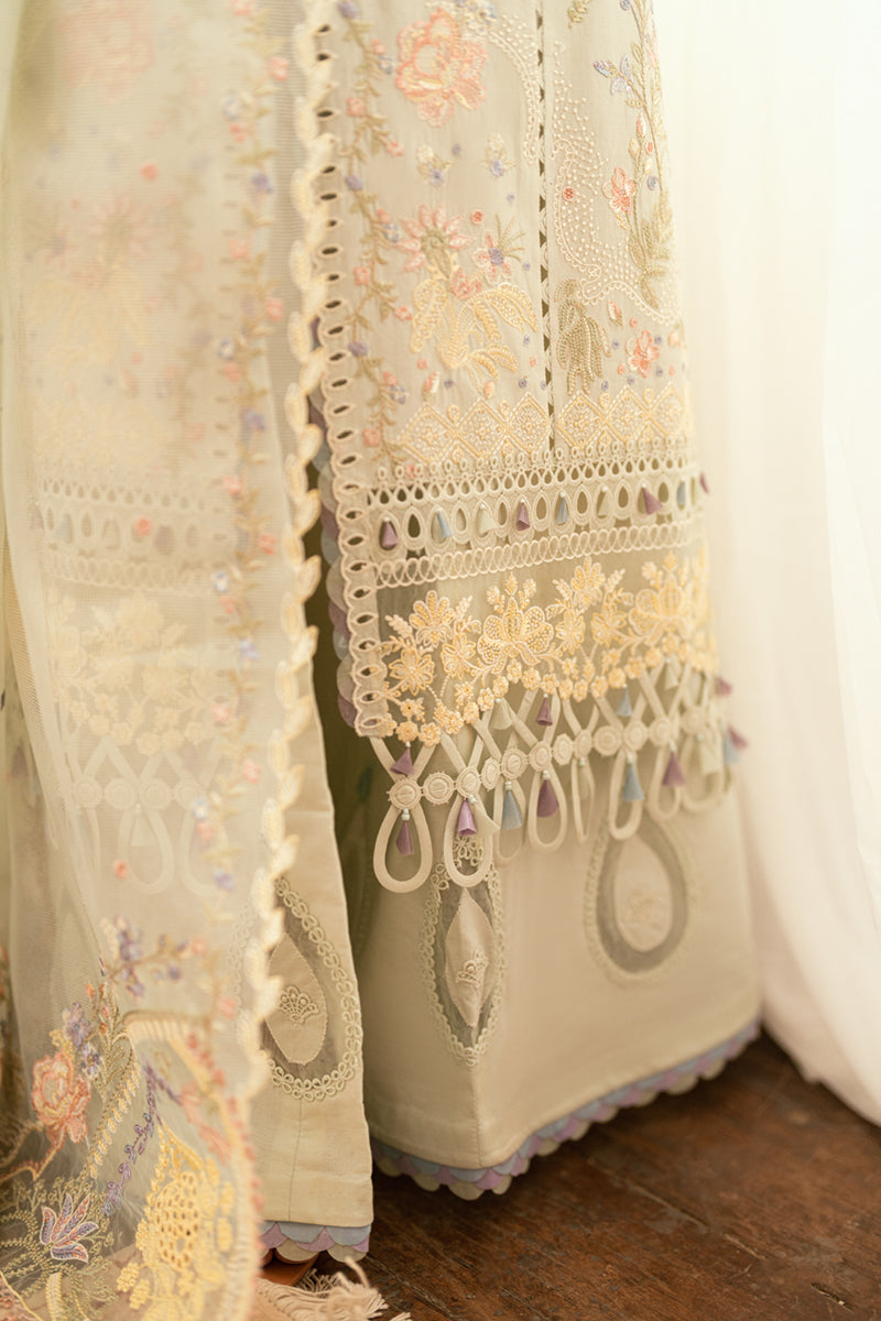 QALAMKAR | Luxury Lawn Eid Edit 2025 - Rimsha - SB-08 Unstitched