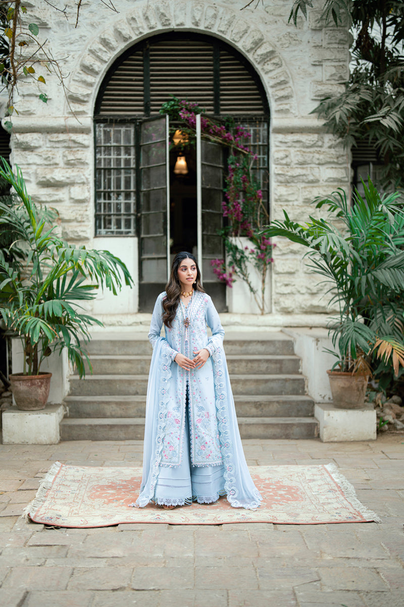 QALAMKAR | Luxury Lawn Eid Edit 2025 - Zarish - SB-04 Unstitched