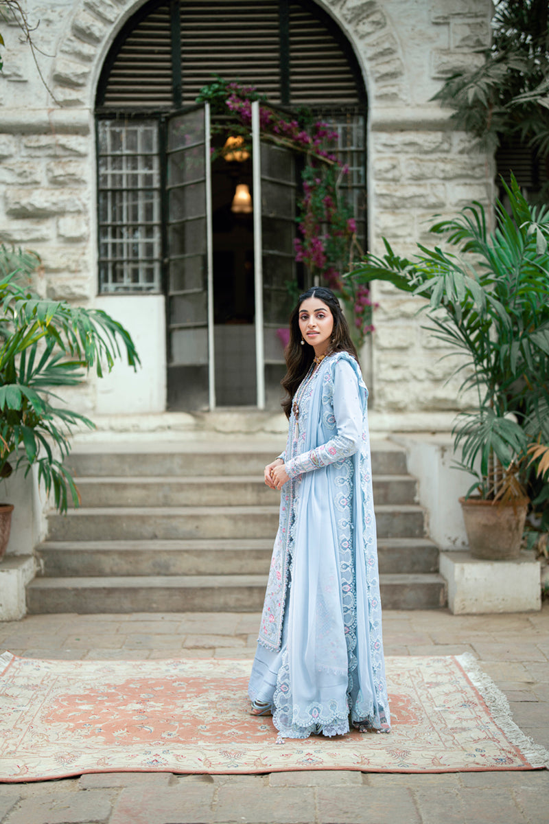 QALAMKAR | Luxury Lawn Eid Edit 2025 - Zarish - SB-04 Unstitched