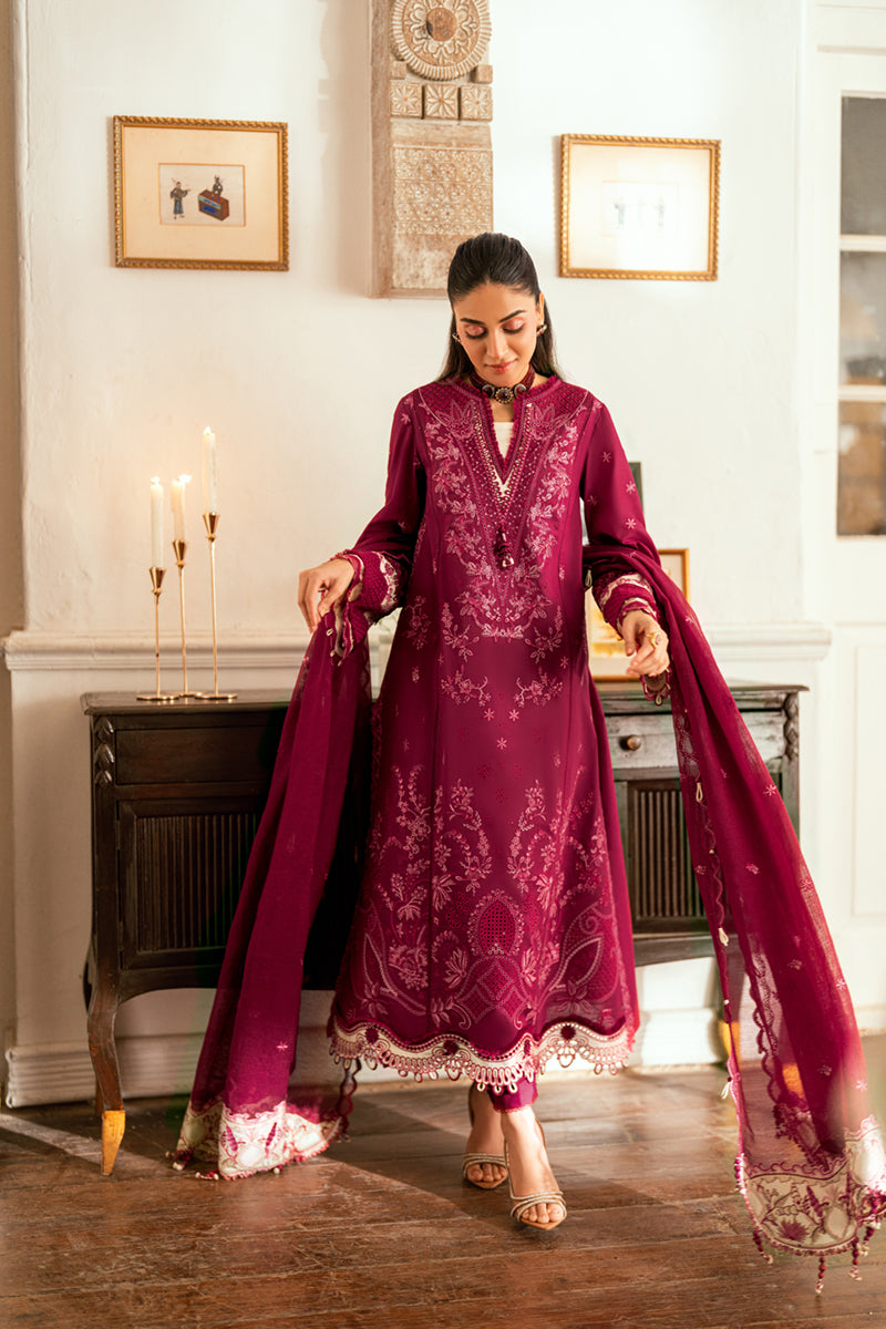 QALAMKAR | Luxury Lawn Eid Edit 2025 - Sameen - SB-02 Unstitched