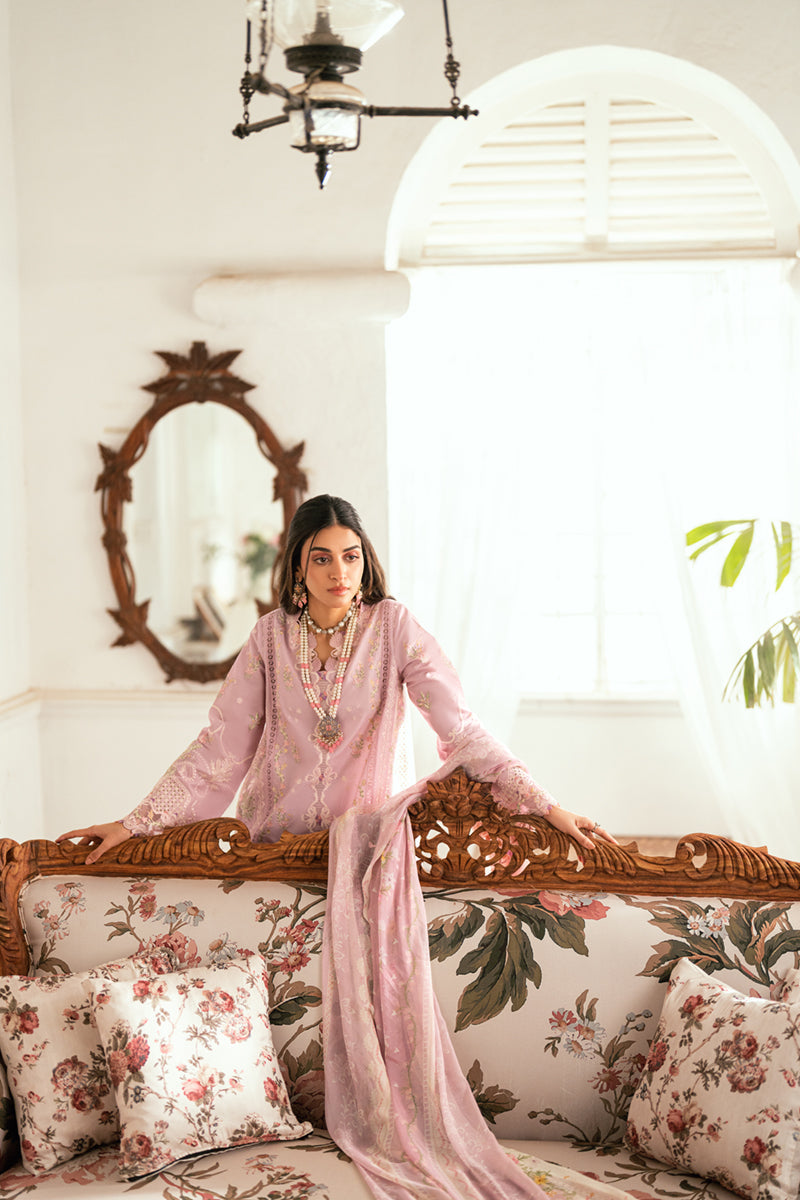 QALAMKAR | Luxury Lawn Eid Edit 2025 - Komal - SB-06 Unstitched