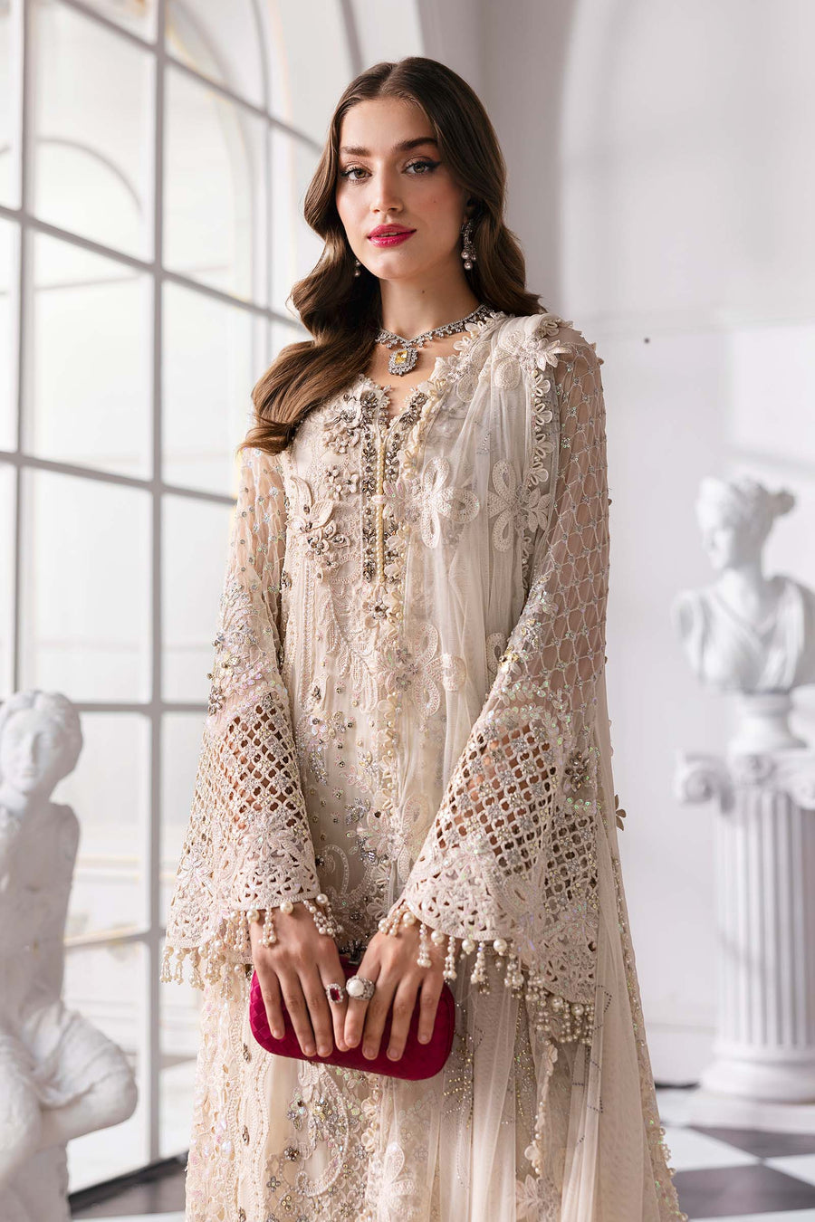 MARIA.B | Mbroidered Wedding 2025 - BD3007 Unstitched