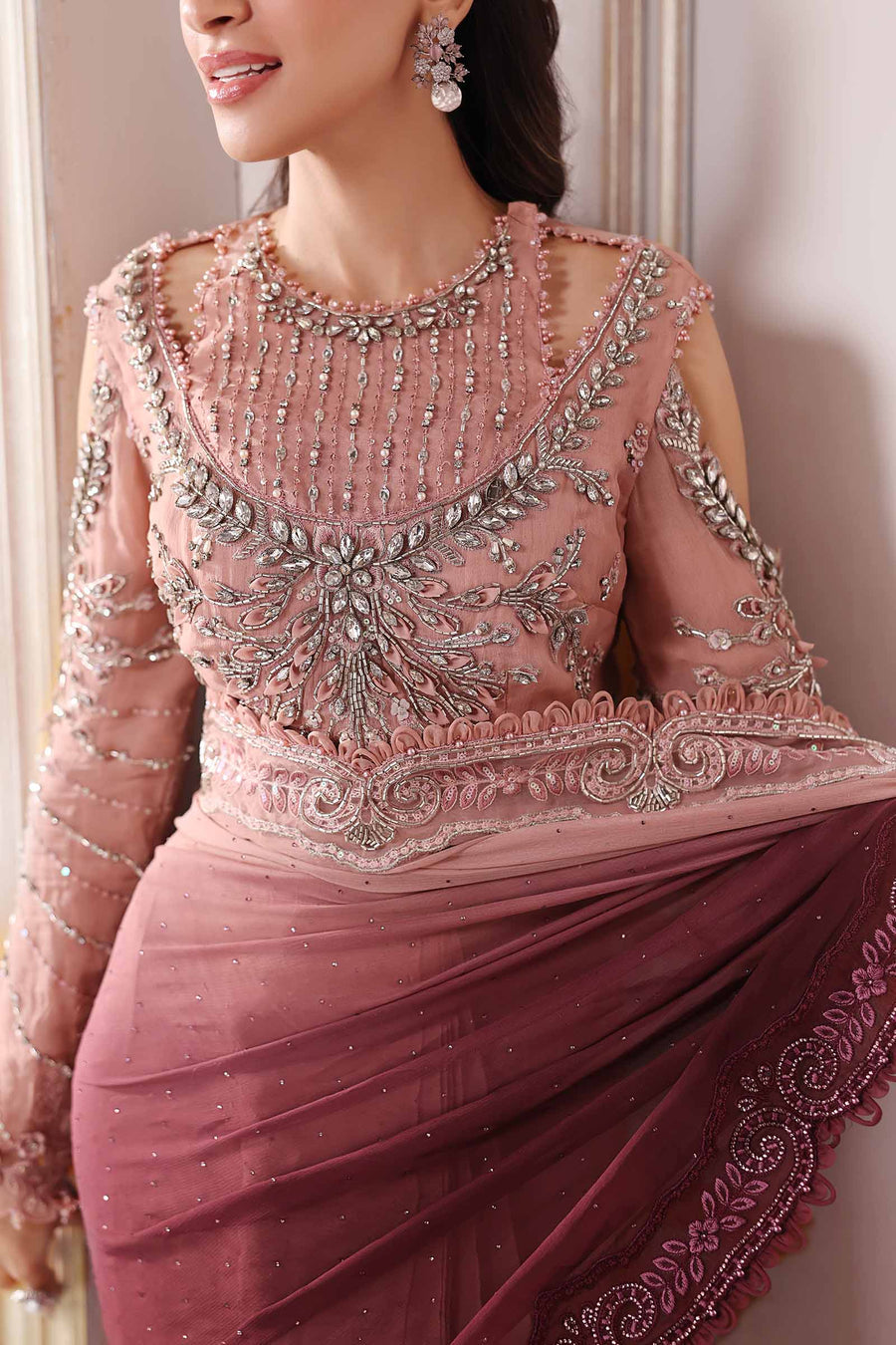 MARIA.B | Mbroidered Wedding 2025 - BD3001 Unstitched