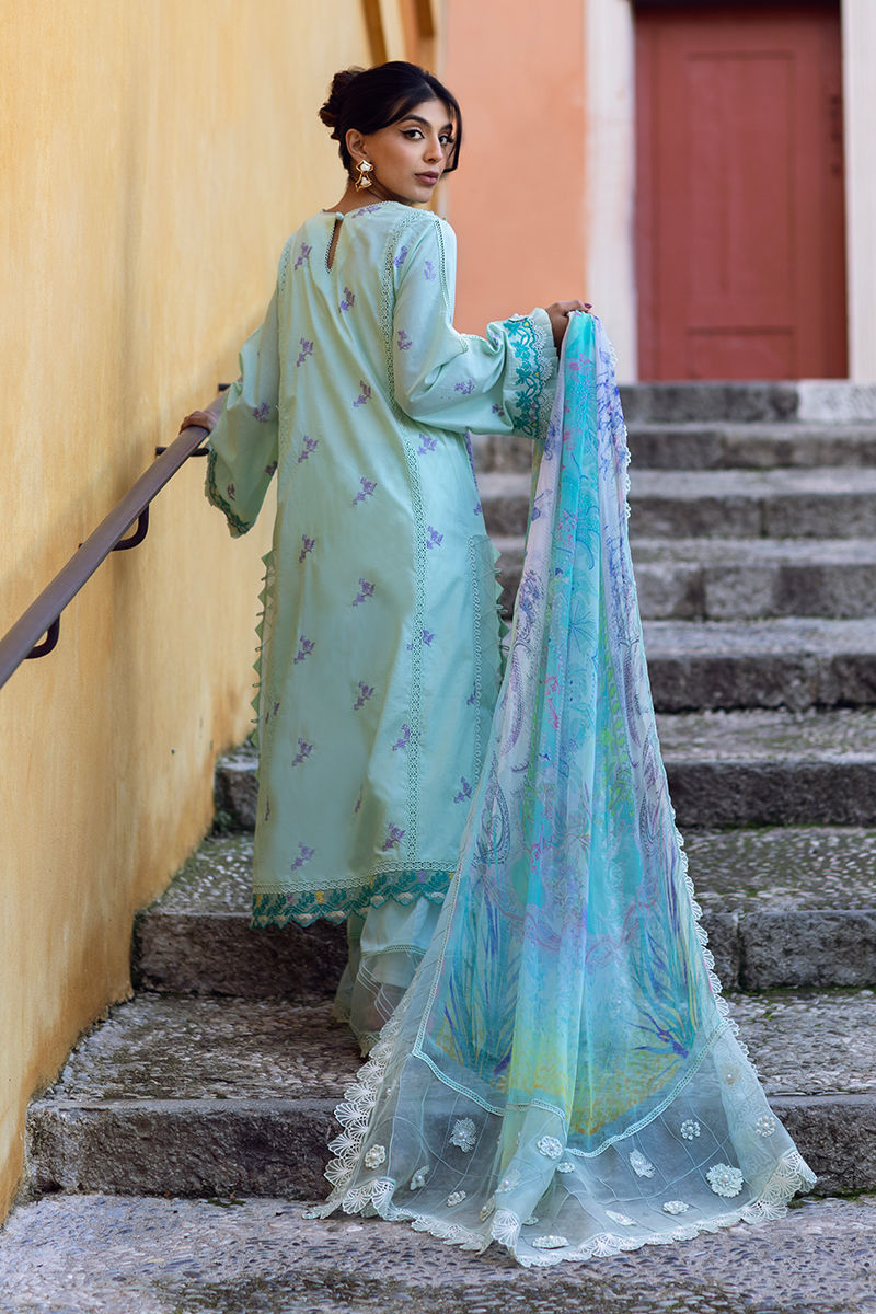 ANSAB JAHANGIR | Zoha Luxury Lawn 2025 - Misty Jade