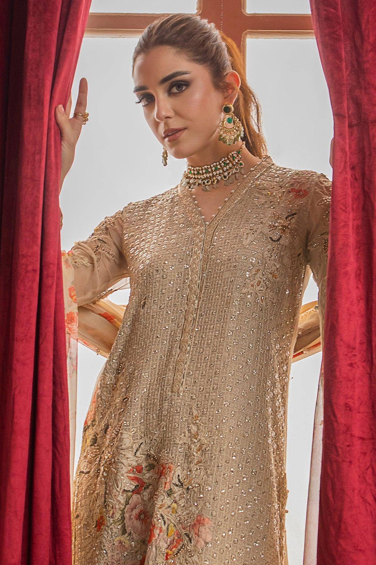 CHARIZMA | Dastan e Jashan | Unstitched Premium Handwork Chiffon | DJW4-05 - Aarzu