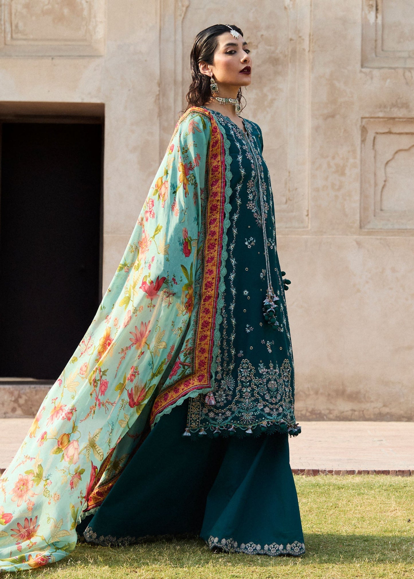 HUSSAIN REHAR | Nirmal SS'25 Luxury Lawn - Sahar