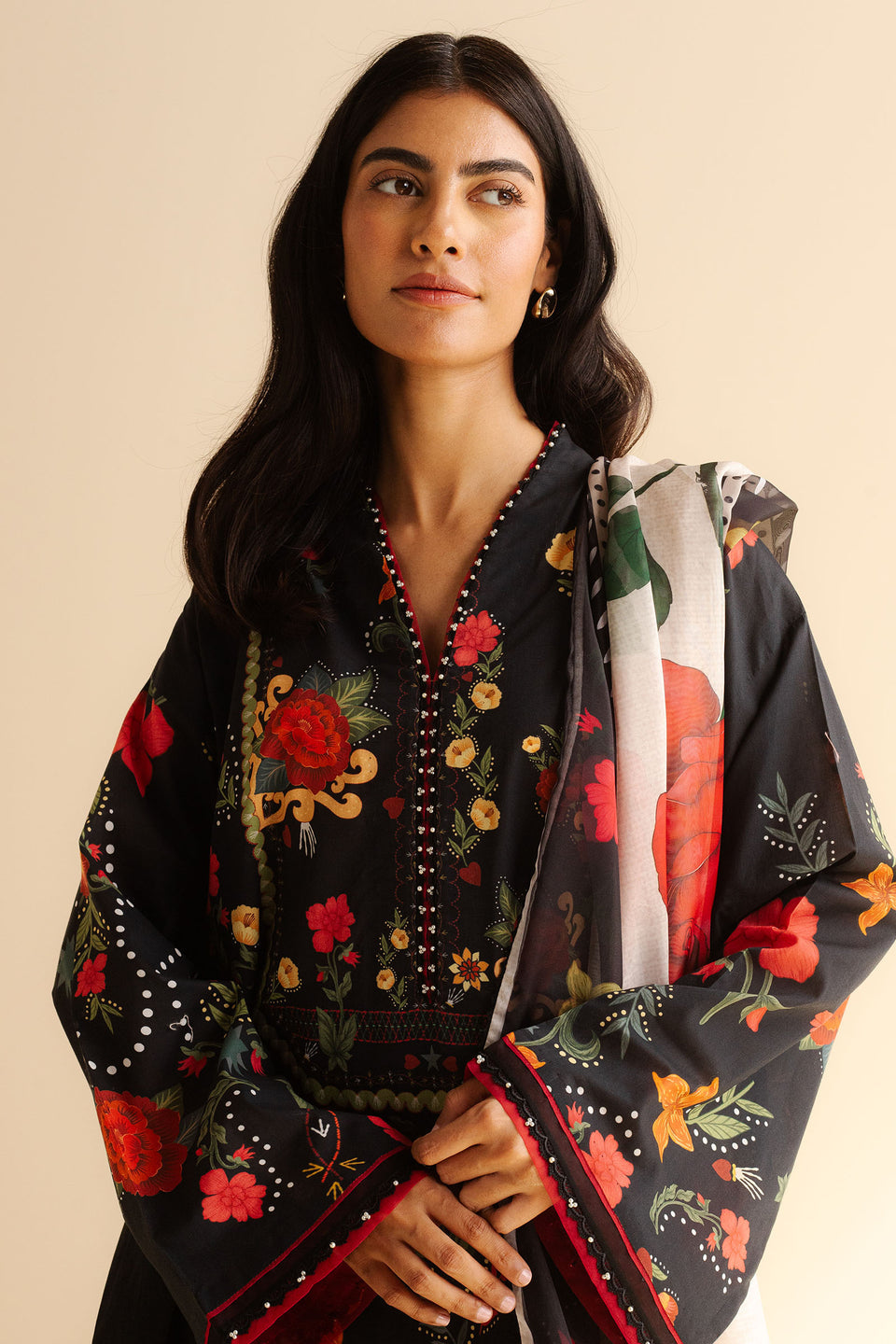 coco prints by zara shahjahan, lawn prints 2025, imported from dubai