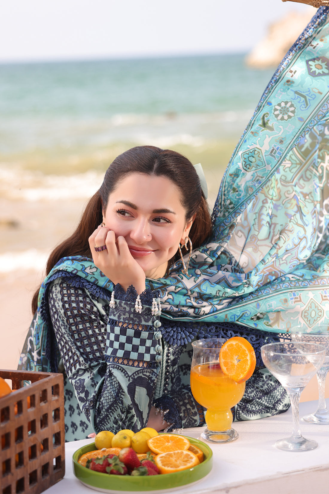 IMROZIA / SERENE × Hania Amir Luxury Lawn 2025 Unstitched - Parizay