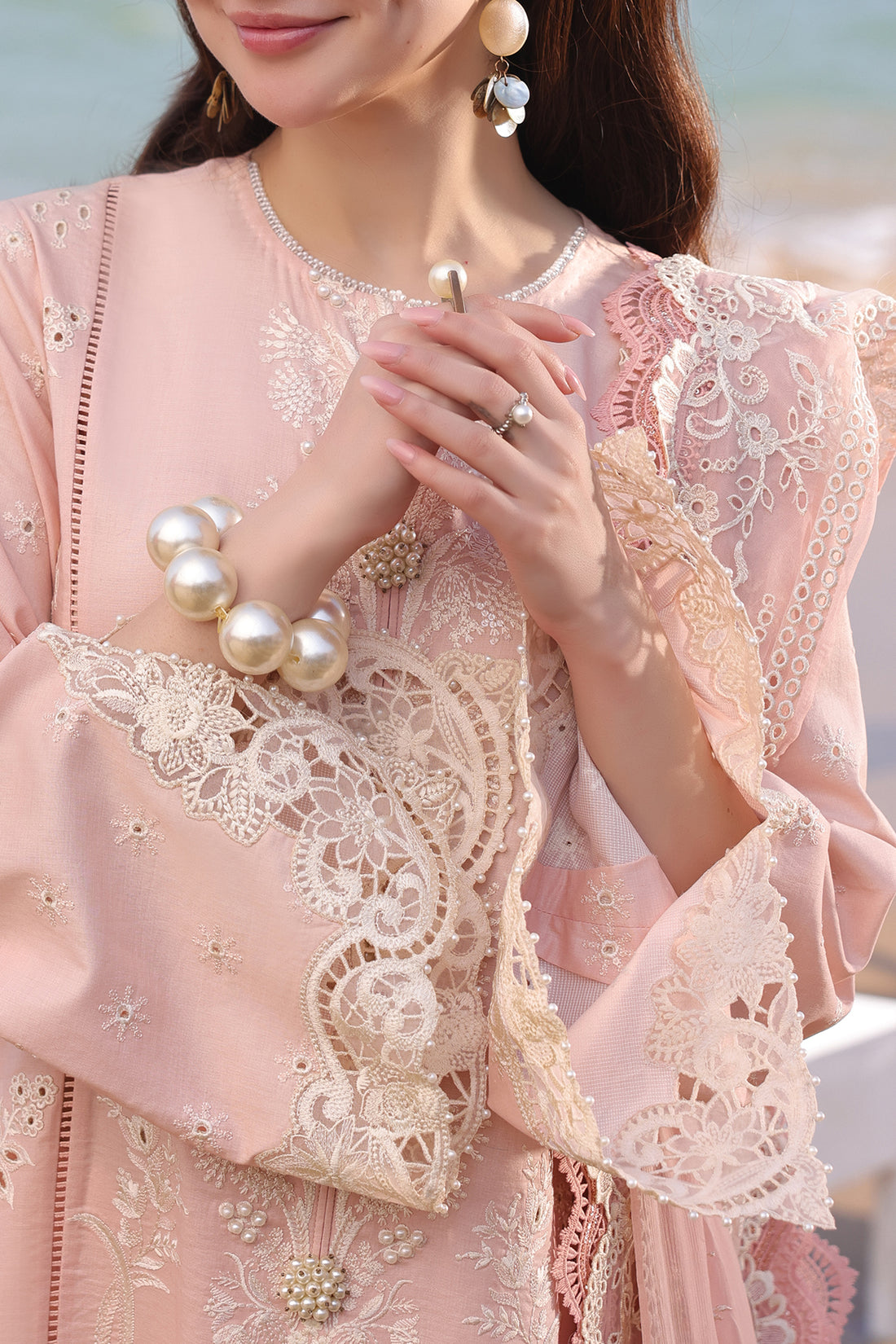 IMROZIA / SERENE × Hania Amir Luxury Lawn 2025 Unstitched - Amaya