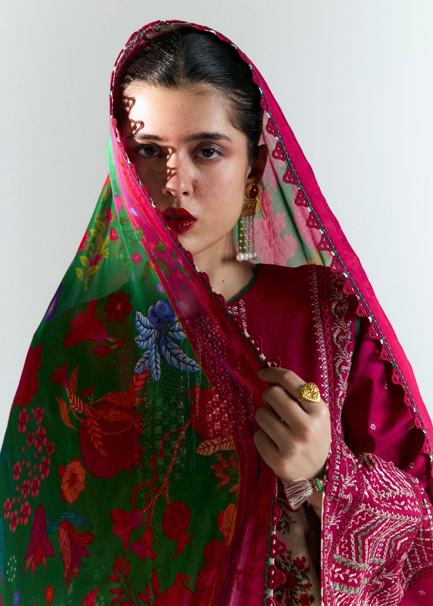 HUSSAIN REHAR | Nirmal SS'25 Luxury Lawn - Saha