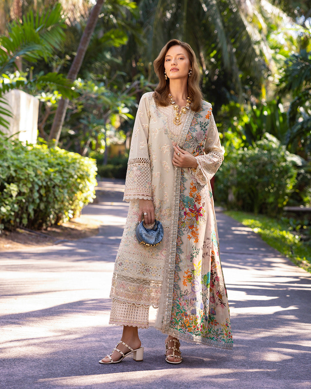 FAIZA SAQLAIN | Zinnia Luxury Lawn 2025