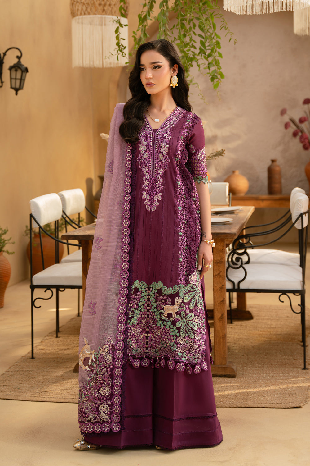 SAIRA RIZWAN | Luxury Lawn 2025 Unstitched - Valerie