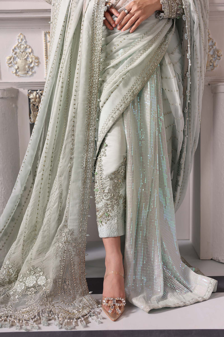 MARIA.B | Mbroidered Wedding 2025 - BD3005 Unstitched