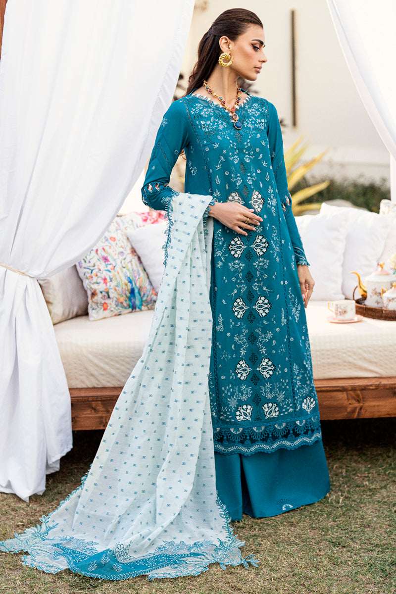 QALAMKAR | Chikankari Eid Lawn Edit 2025 - Alyana CS-07 Unstitched