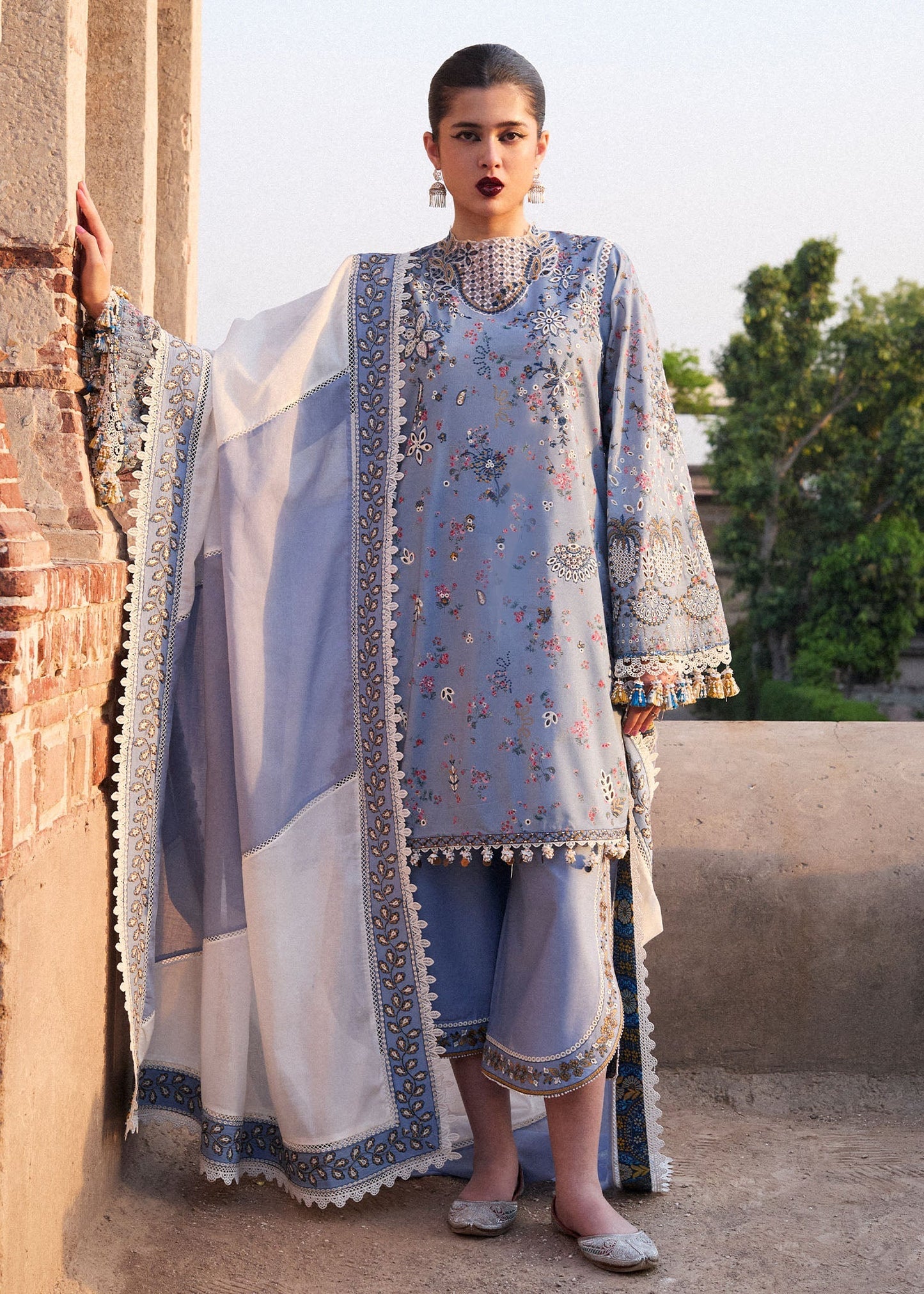 HUSSAIN REHAR | Nirmal SS'25 Luxury Lawn - Fira