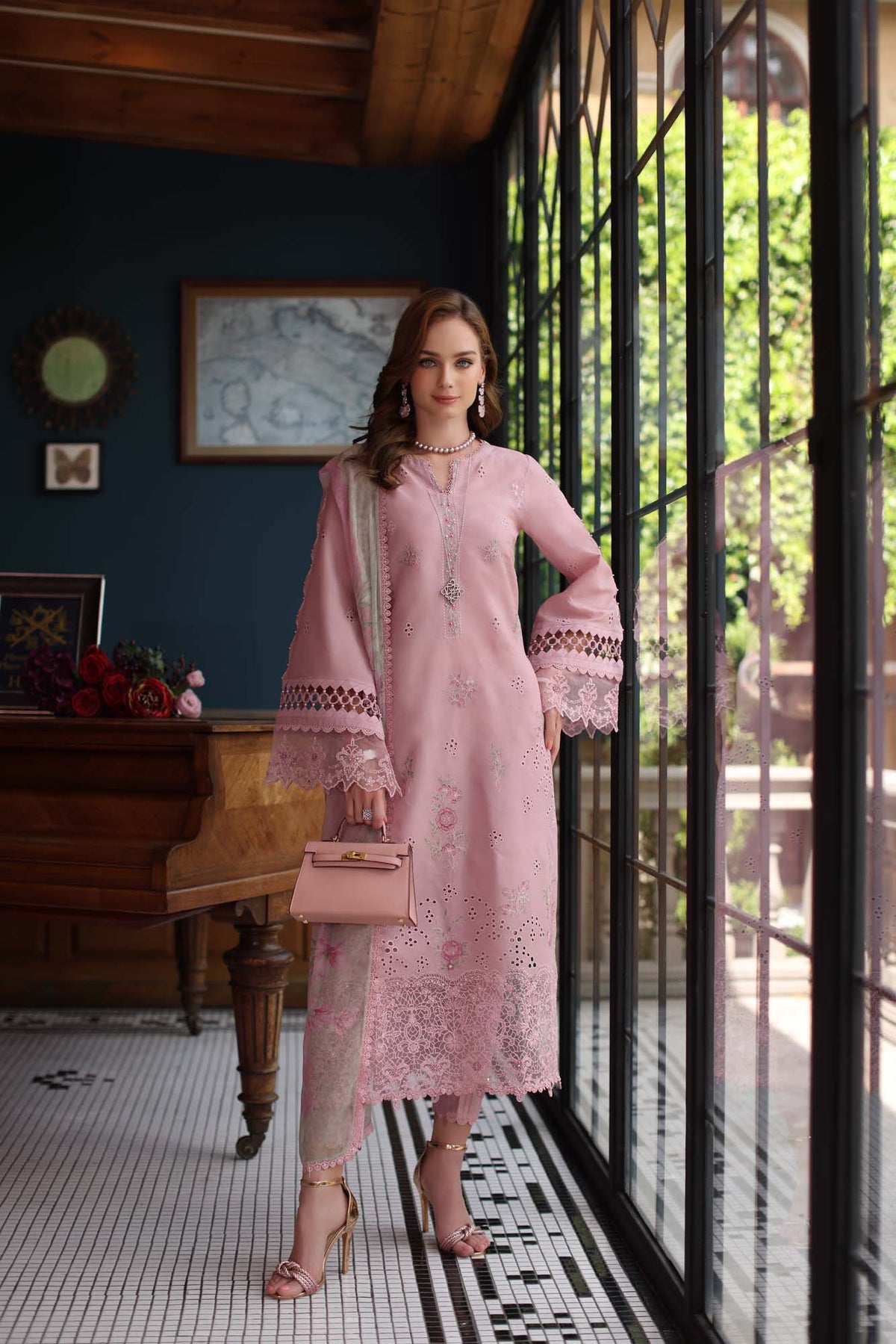 NOOR by Sadia Asad | Eid Luxury Lawn Schiffli Laserkari