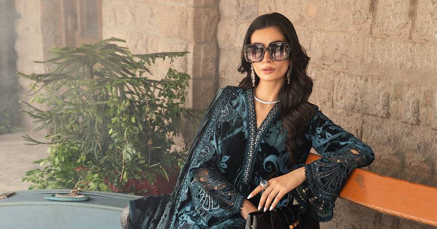 maria b winter luxe palachi original pakistani suits durefishan saleem