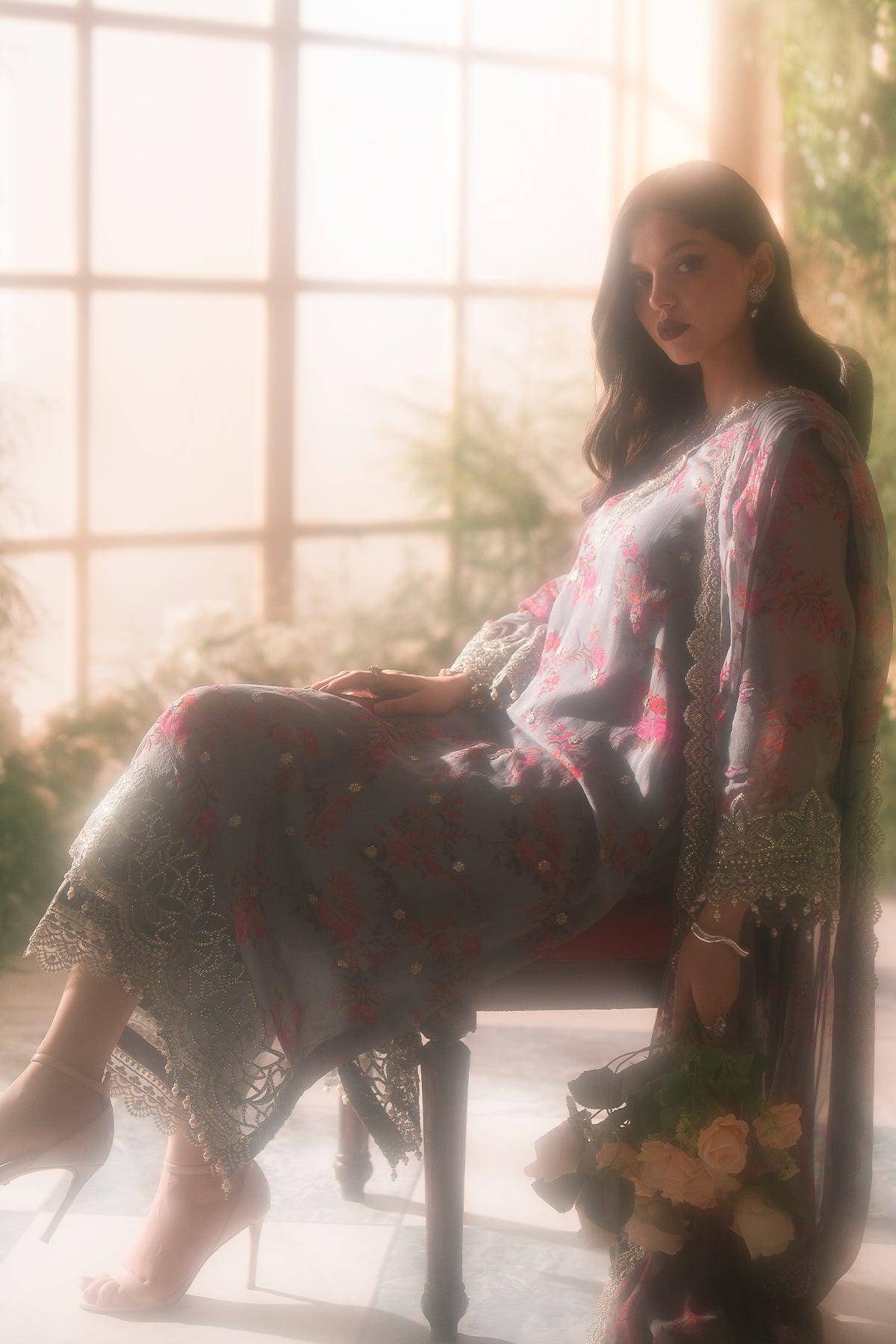 CHARIZMA | Vasal Luxury Chiffon | VSL5-05 Unstitched - Aarzu