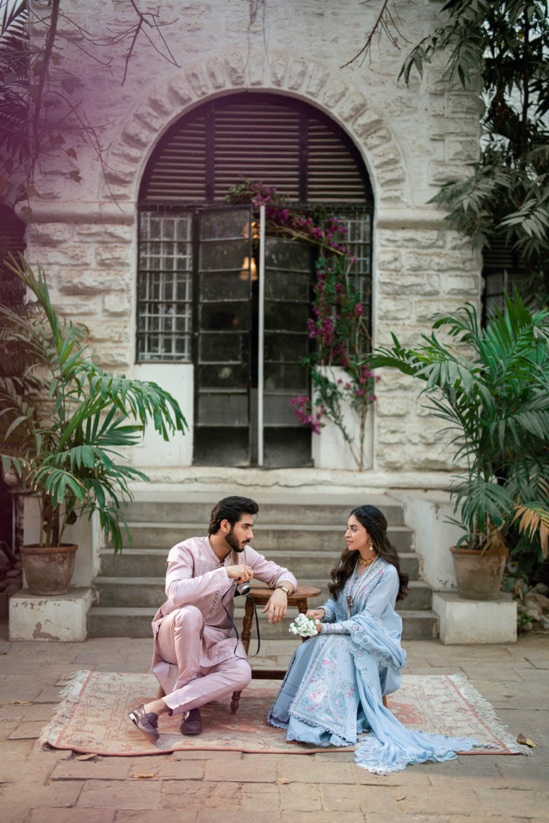 QALAMKAR | Luxury Lawn Eid Edit 2025 - Zarish - SB-04 Unstitched
