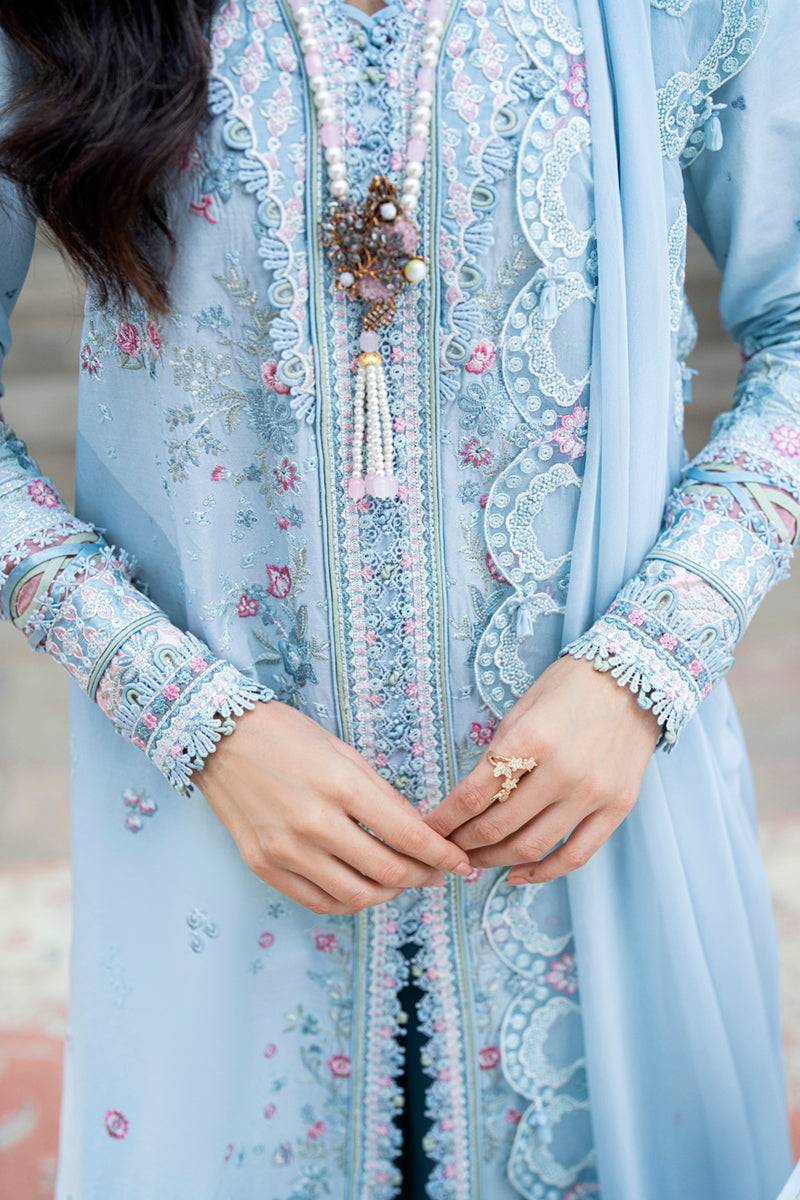 QALAMKAR | Luxury Lawn Eid Edit 2025 - Zarish - SB-04 Unstitched