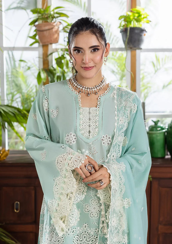 ELAF | E.Craft Luxury Chikankari Lawn 2025 - 3A Parisian