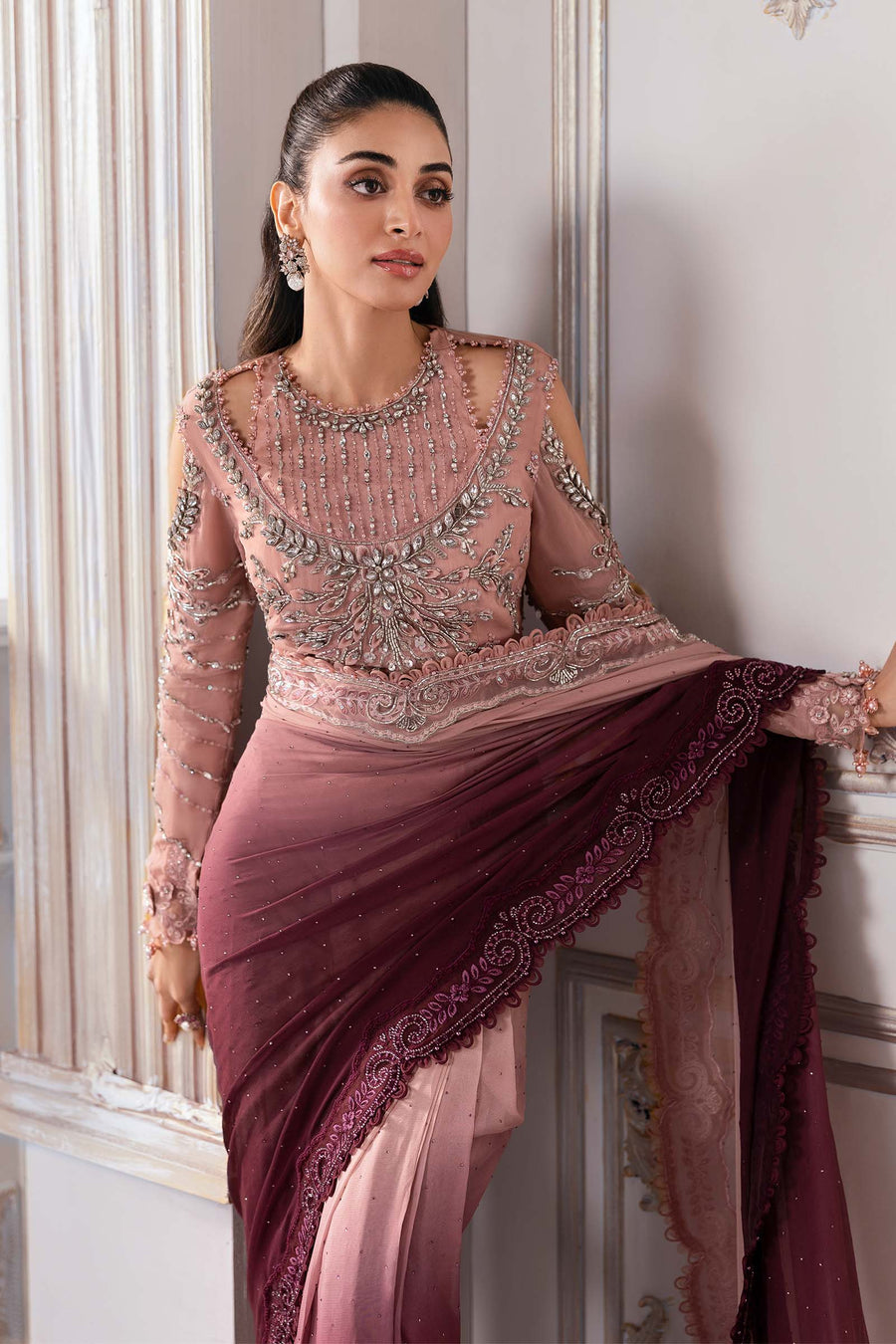 MARIA.B | Mbroidered Wedding 2025 - BD3001 Unstitched