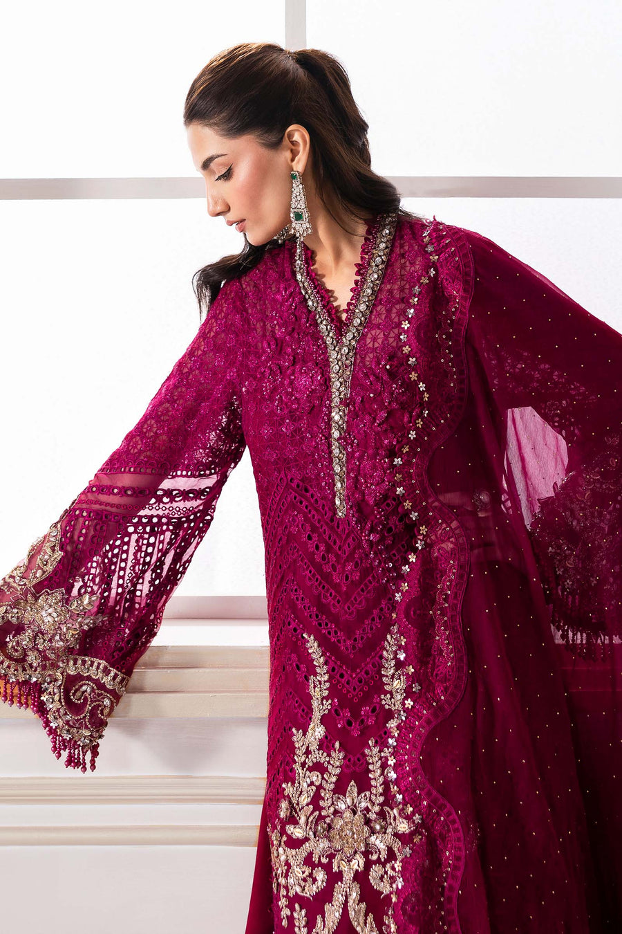 MARIA.B | Mbroidered Wedding 2025 - BD3003 Unstitched