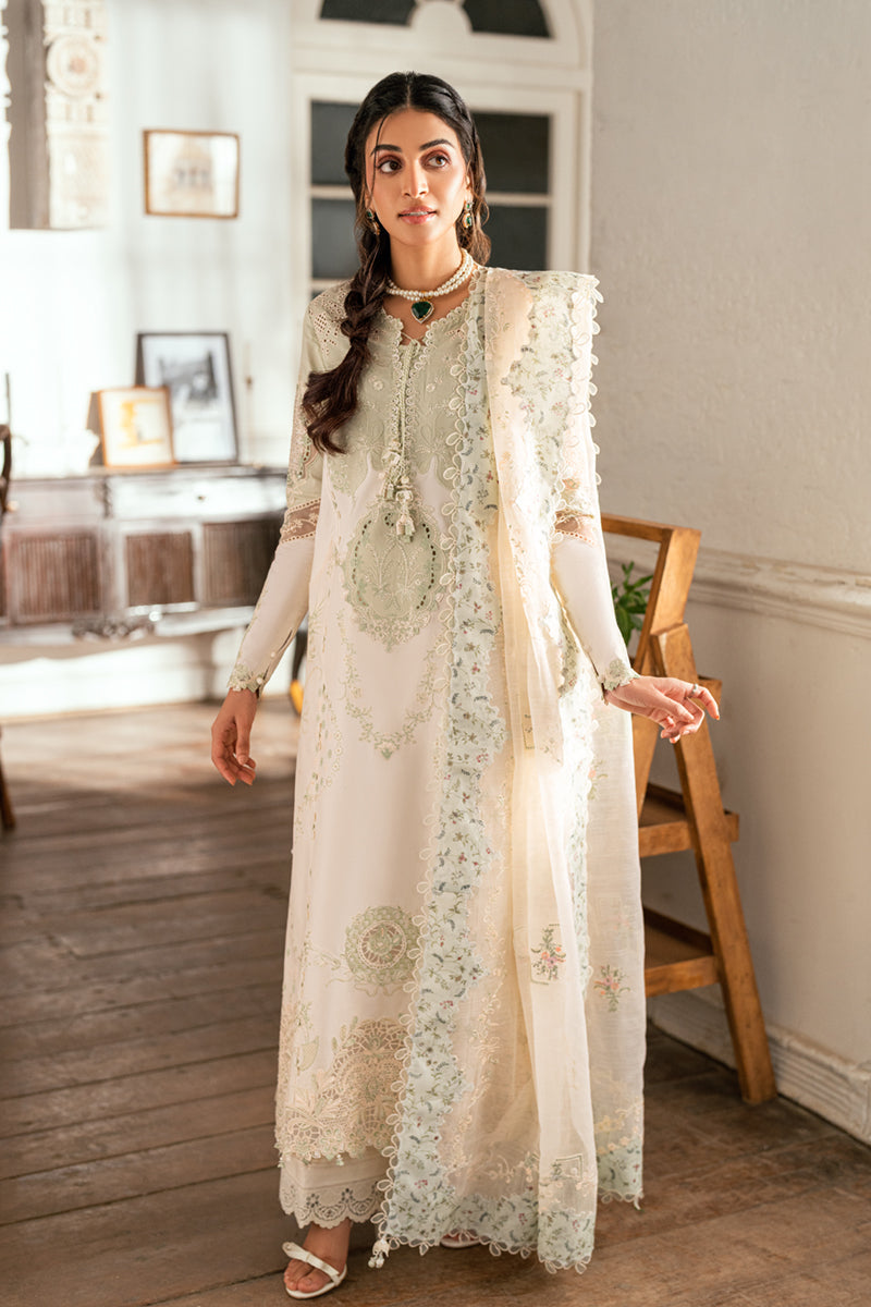 QALAMKAR | Luxury Lawn Eid Edit 2025 - Nadia - SB-10 Unstitched