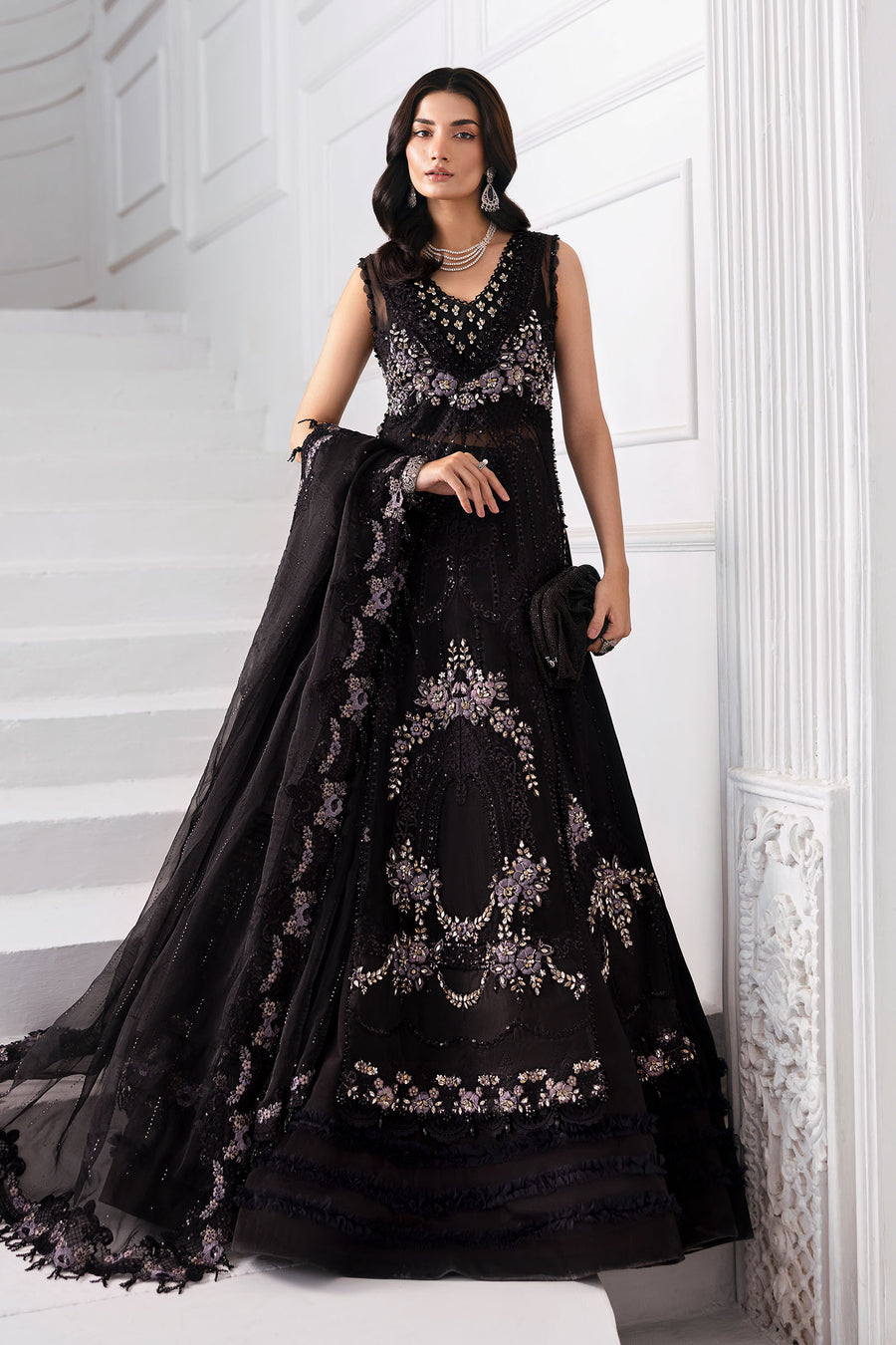 MARIA.B | Mbroidered Wedding 2025 - BD3004 Unstitched