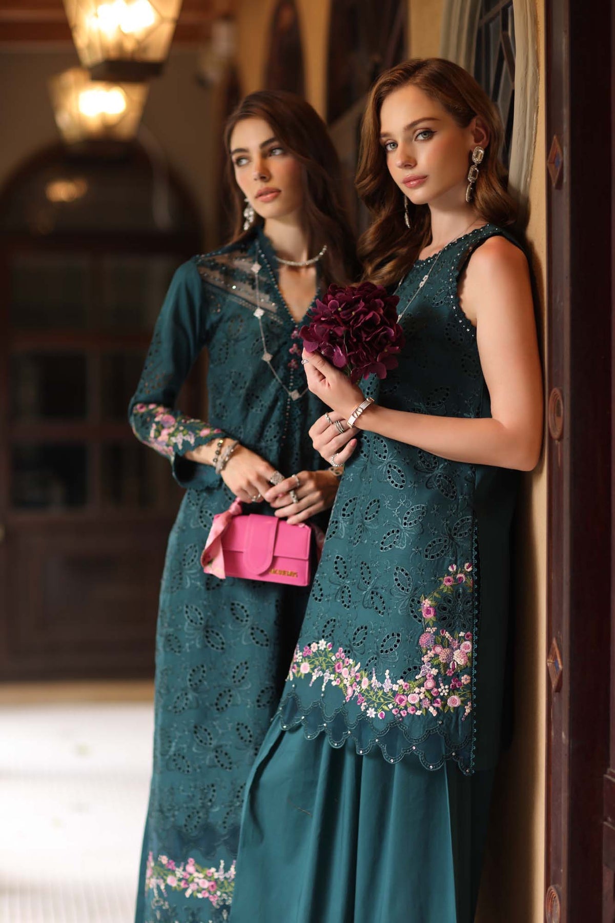 NOOR by Sadia Asad | Eid Luxury Lawn Schiffli Laserkari