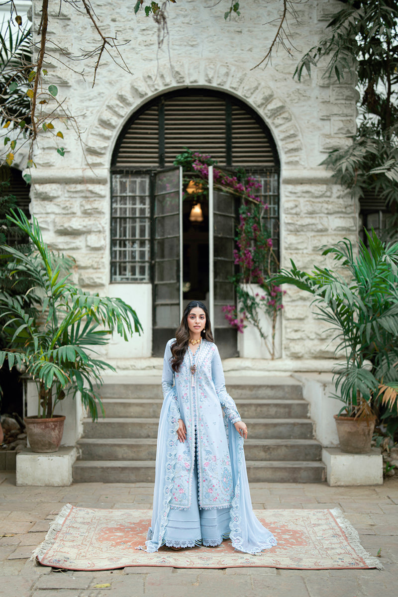 QALAMKAR | Luxury Lawn Eid Edit 2025 - Zarish - SB-04 Unstitched
