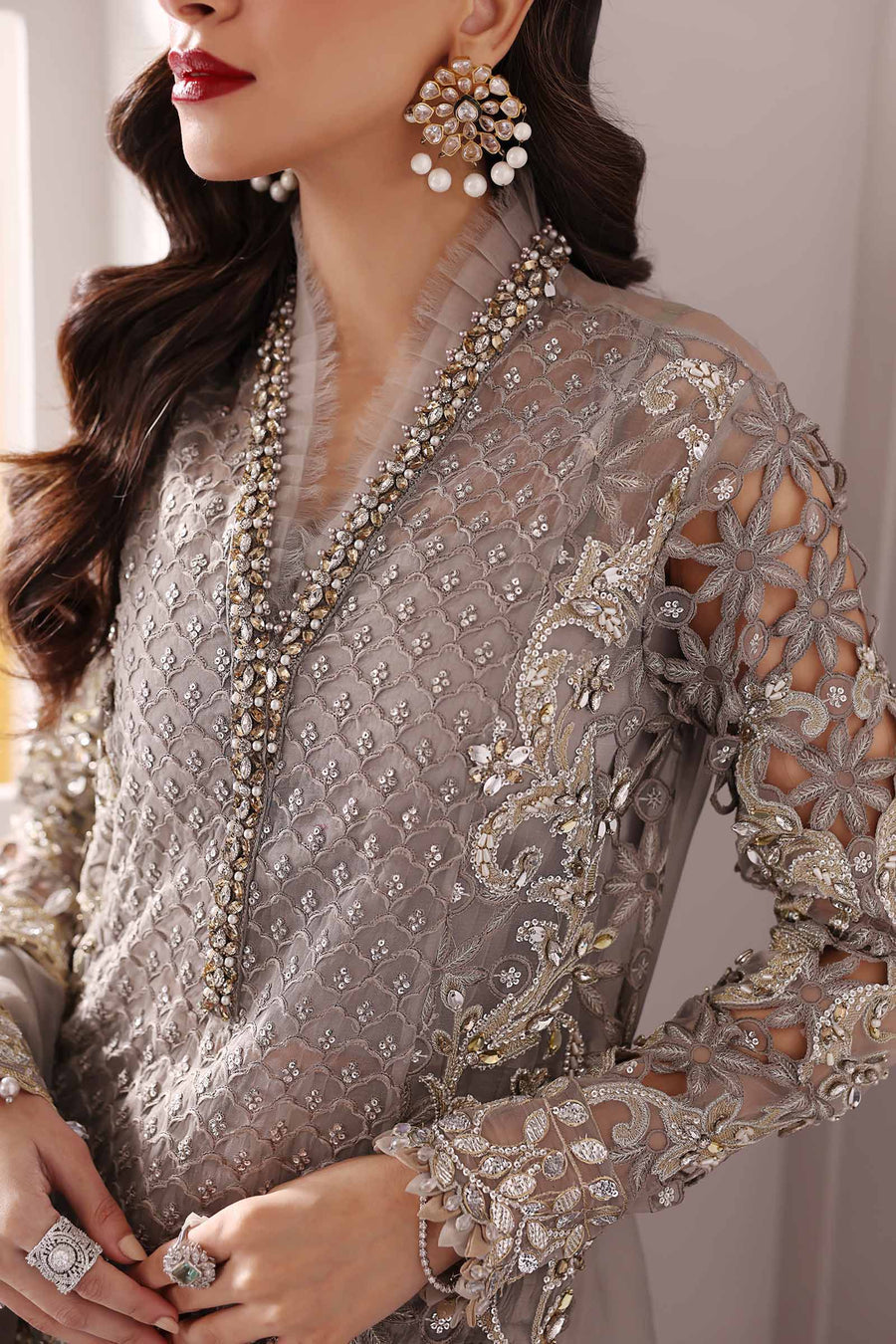 MARIA.B | Mbroidered Wedding 2025 - BD3006 Unstitched